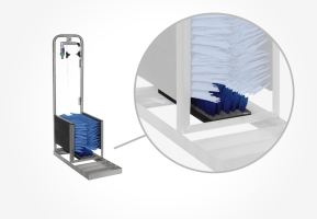 BROSSE INFERIEURE DE RECHANGE POUR LAVE BOTTES