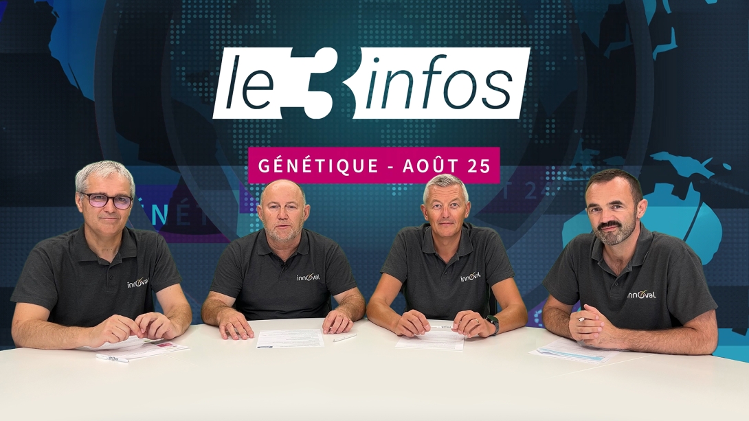 Indexation d'août 2025 : les experts génétiques Innoval et Synetics prennent la parole !