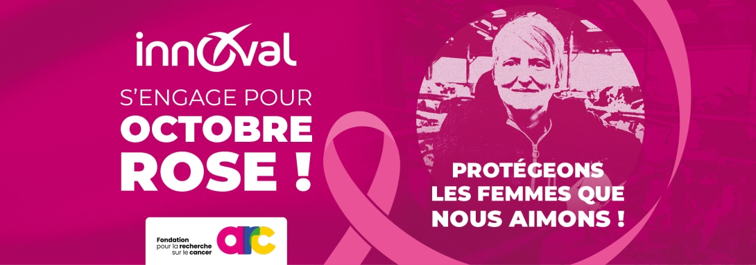 Éleveuses, éleveurs et collaborateurs Innoval se mobilisent pour une cause qui nous concerne toutes et tous : la lutte contre le cancer du sein.